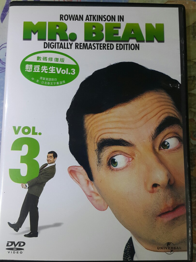 Mr.Bean DVD VOL.3, 興趣及遊戲, 音樂、樂器& 配件, 音樂與媒體- CD 及