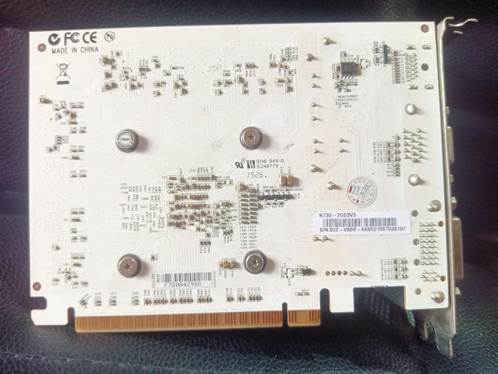MSi GeForce GT 730 2GB DDR3 Computers Tech Parts Accessories