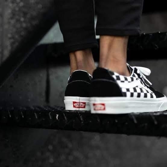 Multiple Sizes Vans Sk8 Low Checkerboard Men s Fashion Footwear