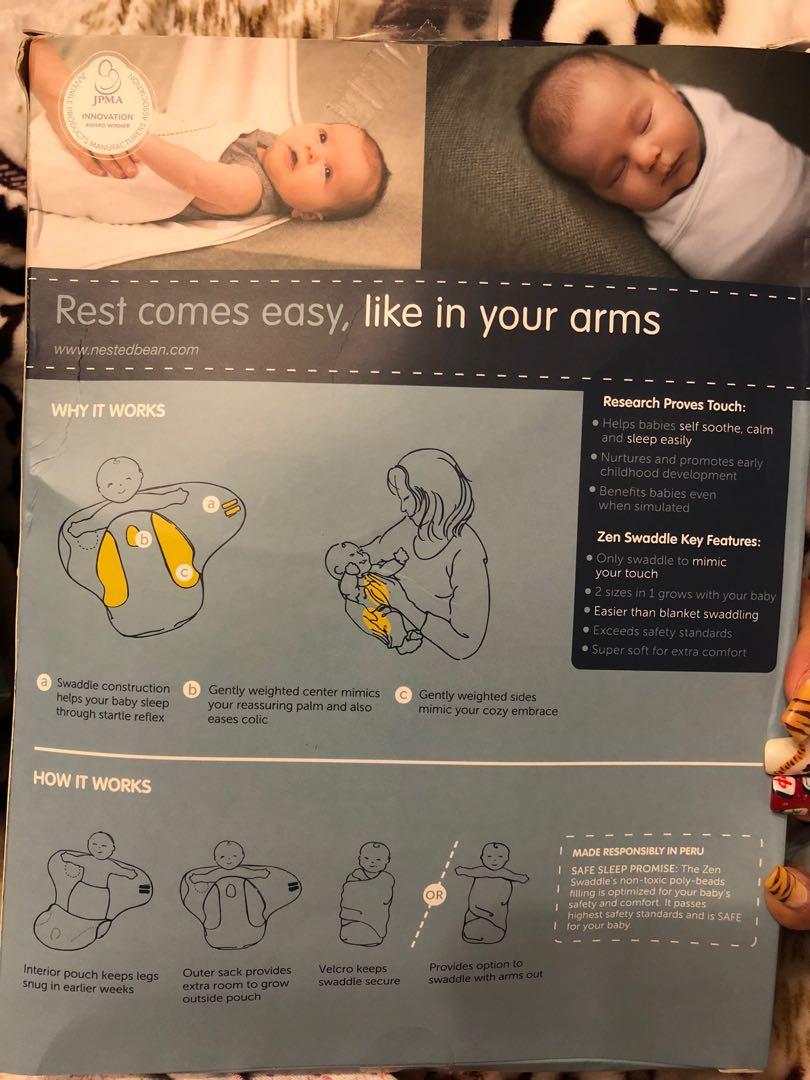 Zen store swaddle safety