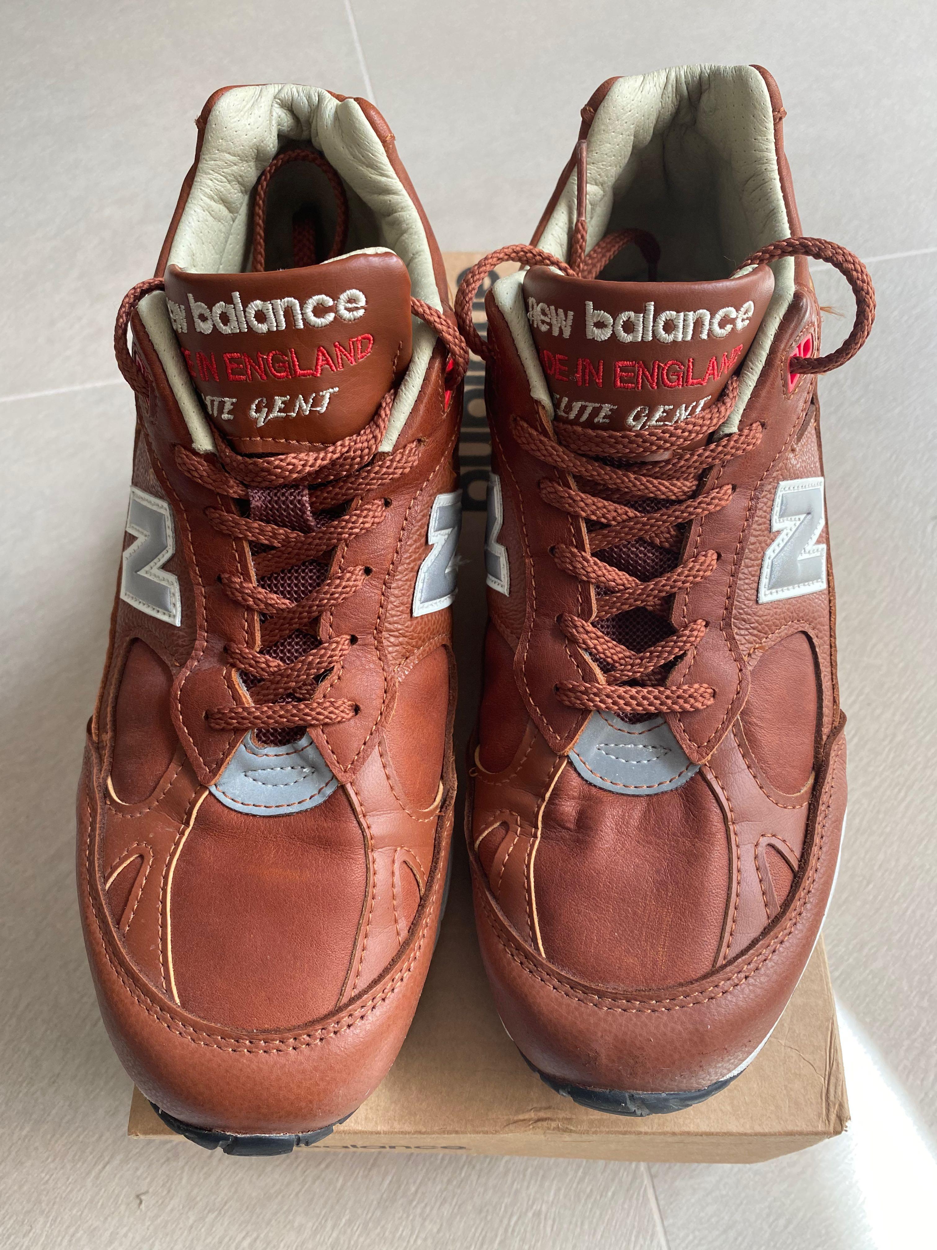 英國製🇬🇧New Balance 991 Elite Gent M991GNB全皮波鞋, 男裝, 運動 ...
