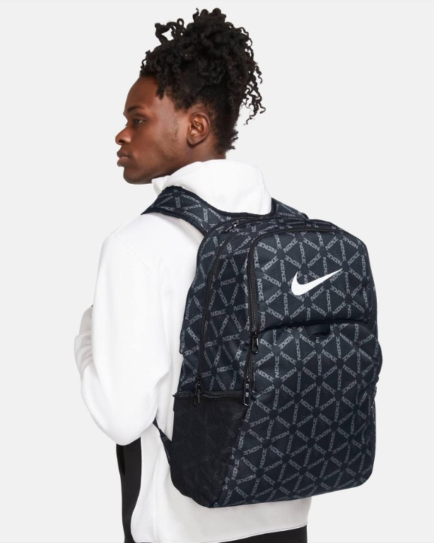 Nike brasilia printed training backpack top