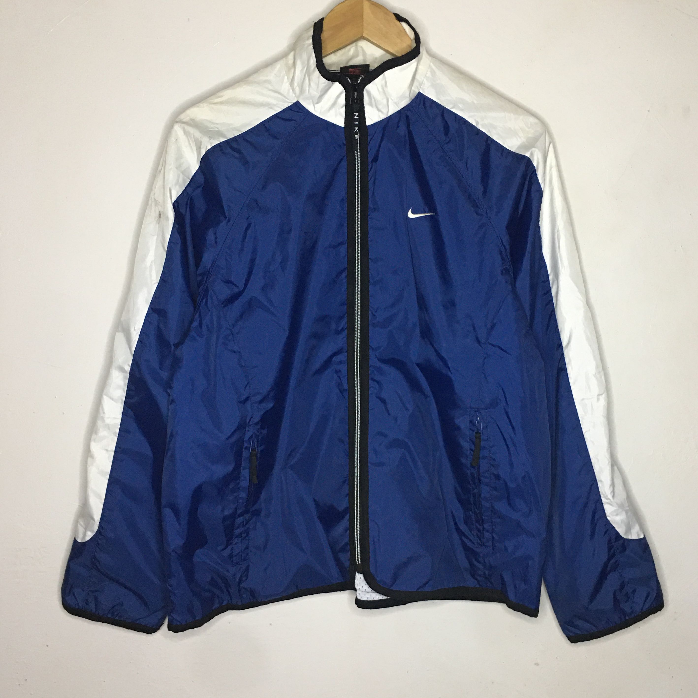 Blue white nike jacket online
