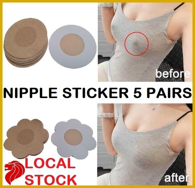 Nipple Tape Sticker Cover Braless Breast Shield Boobs Protector Pad Nude  Invisible Stick On Bra Lingerie