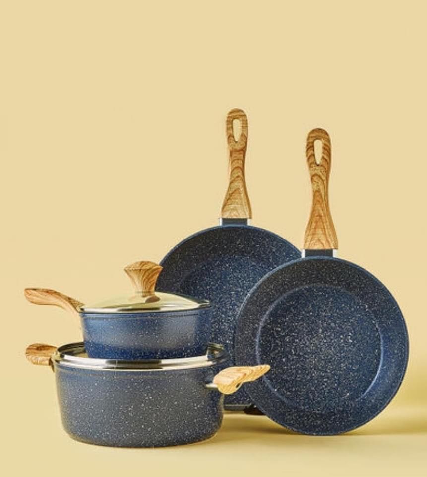 Noon East Granite Cookware Set, Furniture & Home Living, Kitchenware