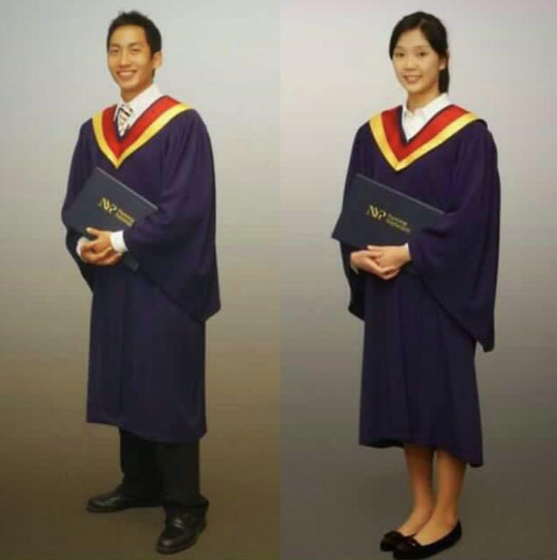 NYP Graduation Gown, Women's Fashion, Coats, Jackets and Outerwear on
