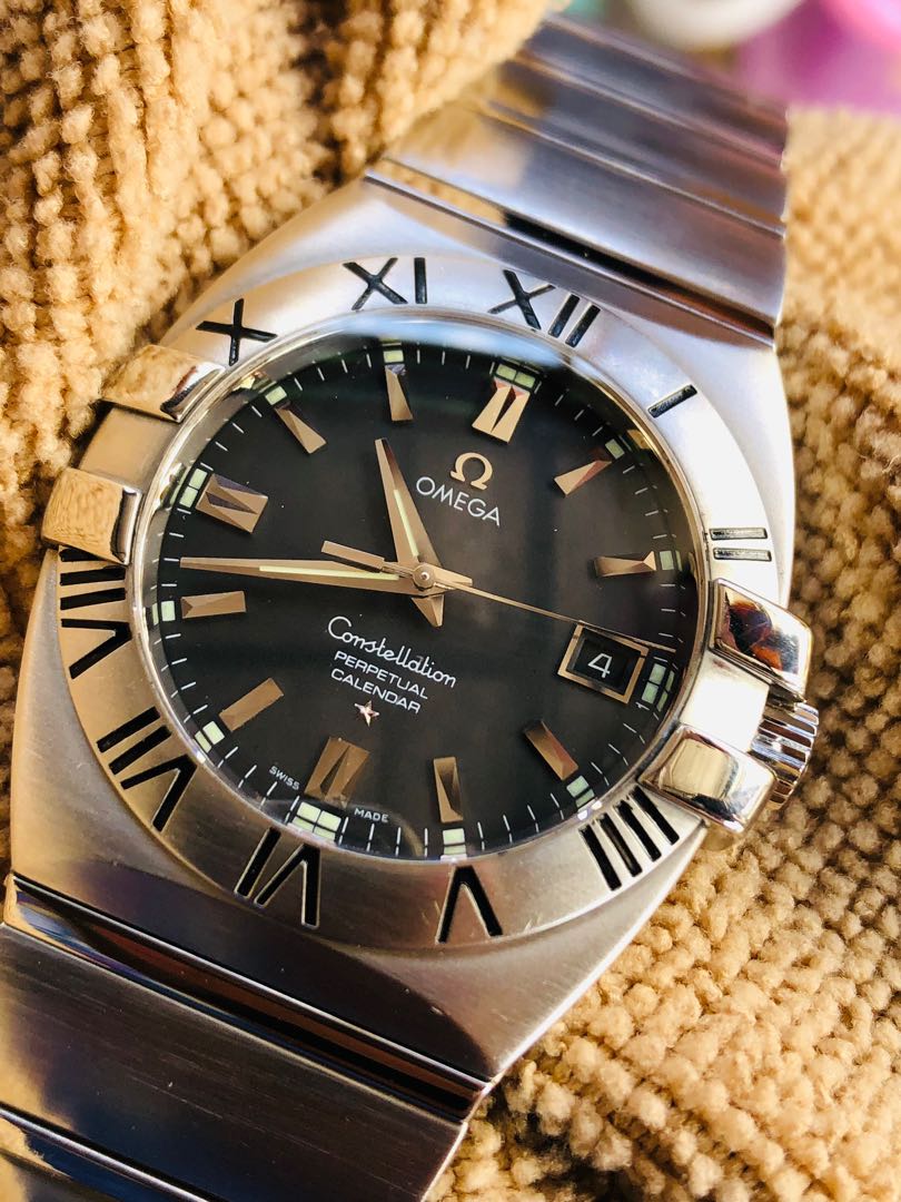 Omega constellation perpetual calendar clearance quartz