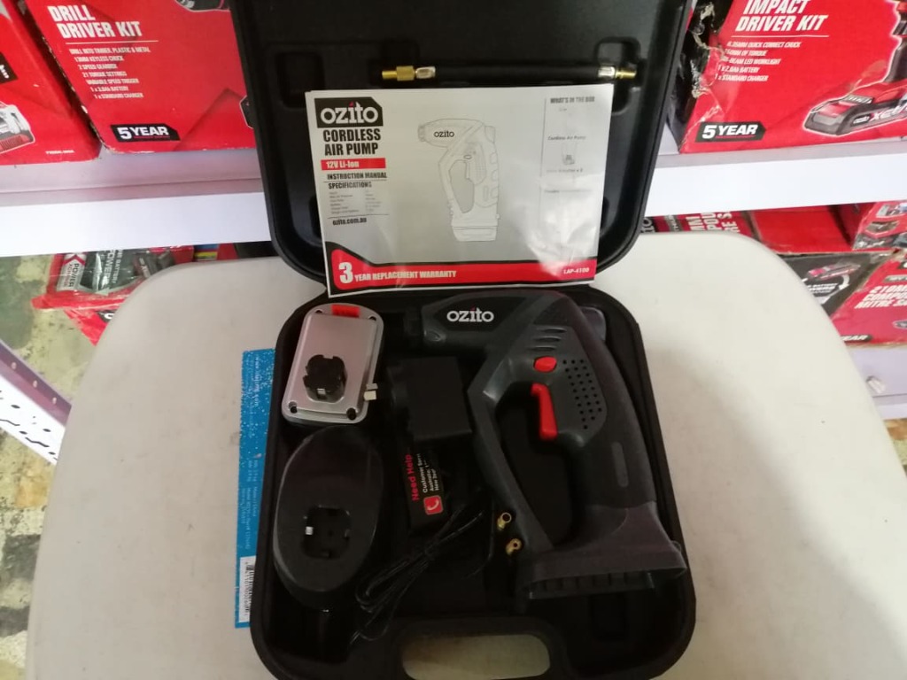 Ozito Cordless Air Pump, Commercial & Industrial, Construction Tools