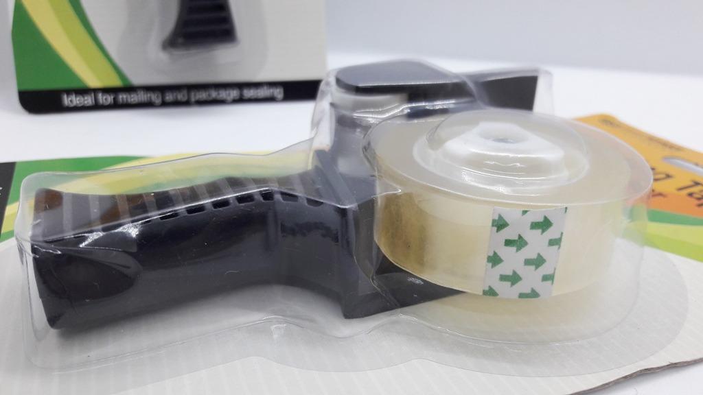 Packaging Tapes + Dispensers (Category: Craft Supplies & Tools) located in Quezon City. Submitted by mondy_mond (Listing ID 1142983486, Image 2). Description: These Packaging Tapes + Dispensers... *PhP99 each *Handy, lightweight, portable, convenient, easy to use *Refillable dispenser *Compatible with 1.9 centimeter (approx.) wide adhesive tapes *Great for mailing, sealing packages, & securing things together.