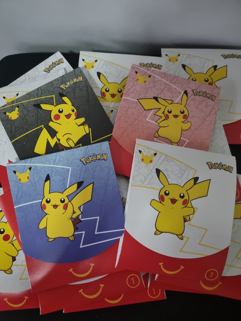 Pokemon 25th Anniversary Mcdonalds Pack, Hobbies & Toys, Toys & Games