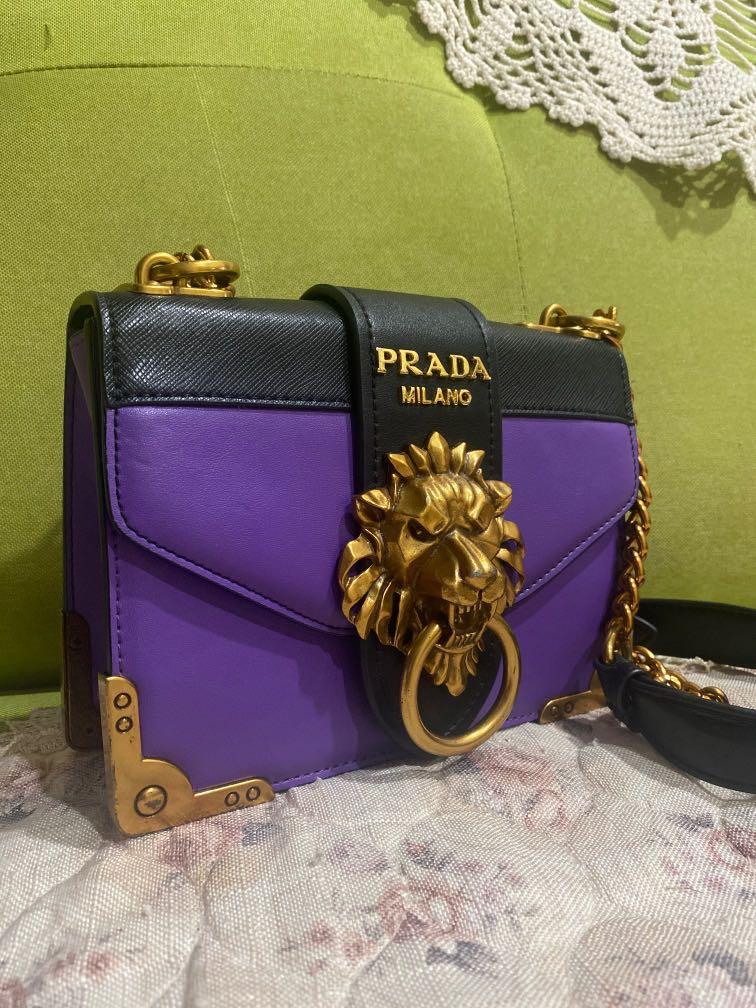 Prada Cahier Lion bag, Luxury, Bags & Wallets on Carousell