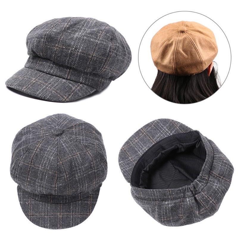 [Ready stock from malaysia] Beret Octagonal Hat Cap Vintage British ...