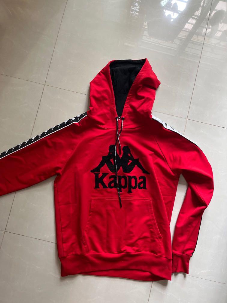 Red kappa sale hoodie mens