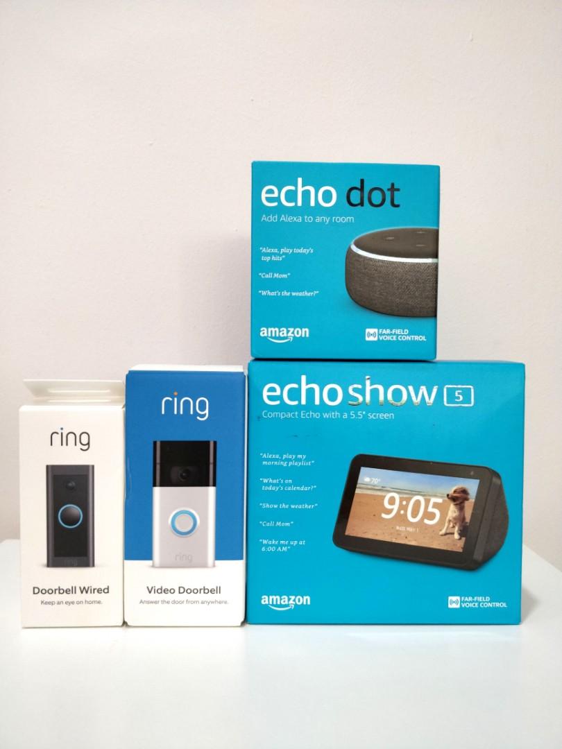 Ring Video Doorbell Wired & Battery / Echo Show / Echo Dot, Furniture