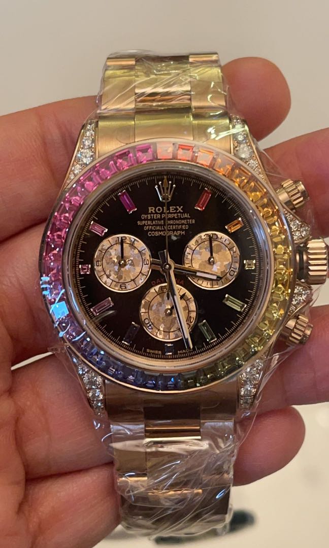 Rainbow rolex daytona price store