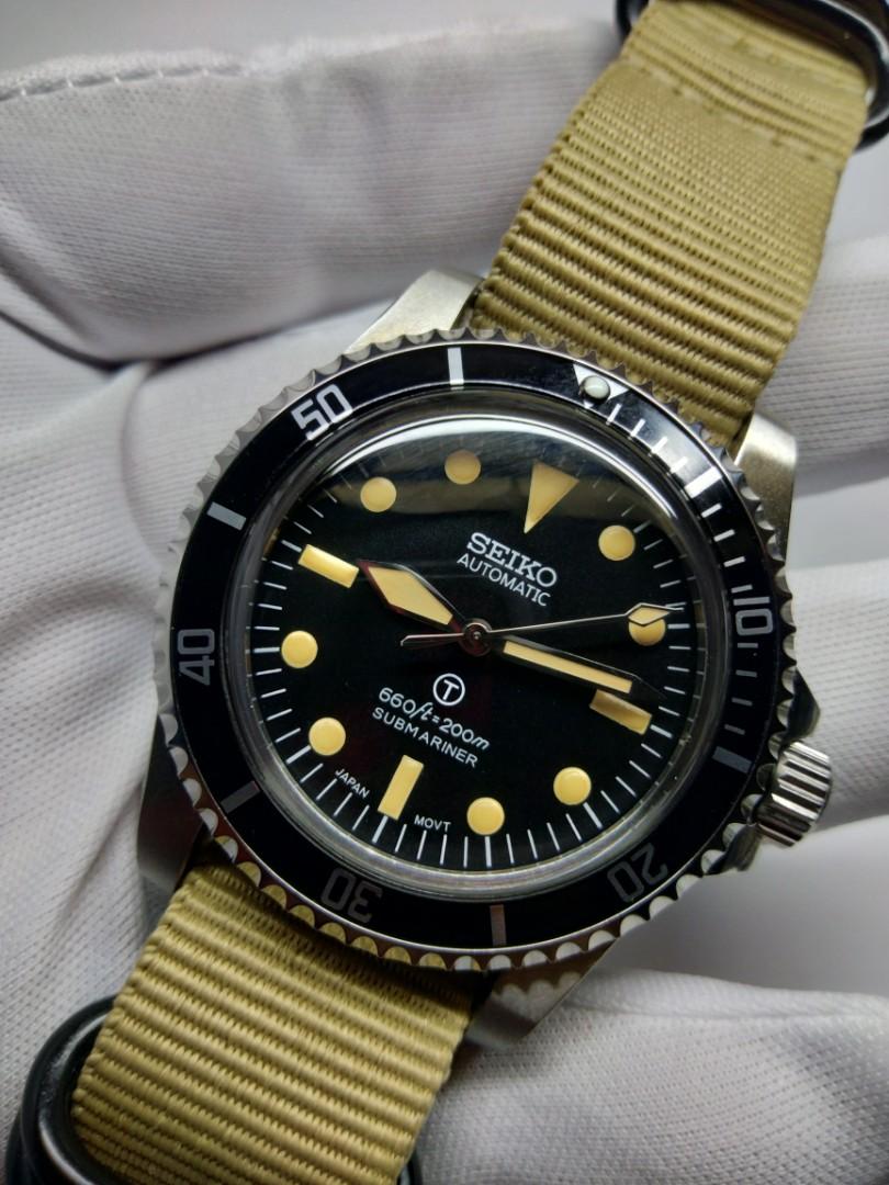 Seiko sub military diver, Men's Fashion, Watches & Accessories, Watches on  Carousell