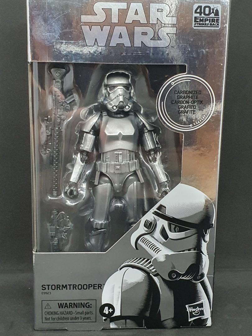 E9923 for sale online Hasbro Star Wars The Black Series Carbonized Collection Stormtrooper 6 inch Action Figure 