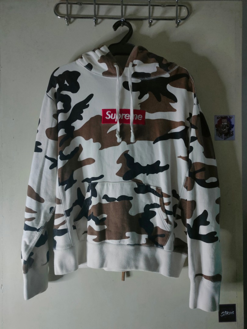 Supreme cow print hoodie hotsell