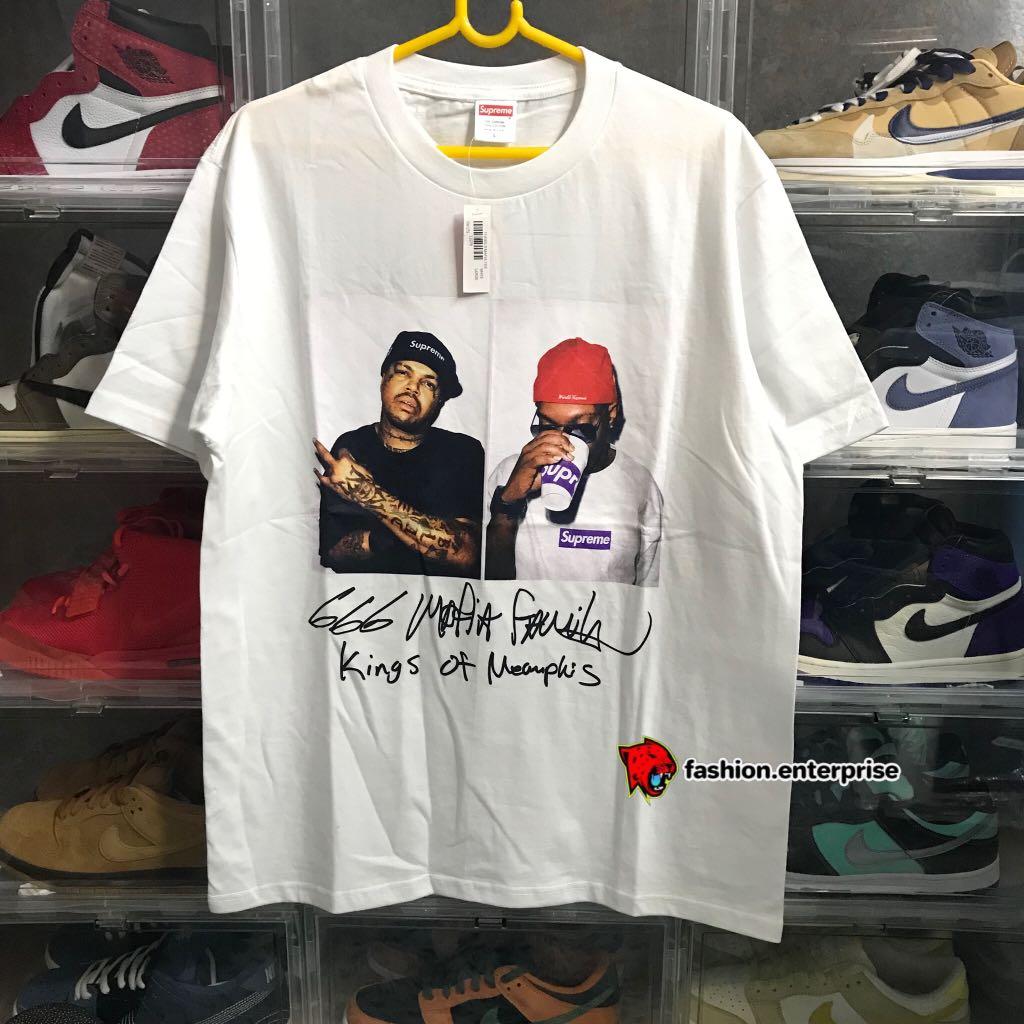 Three six hotsell mafia supreme shirt
