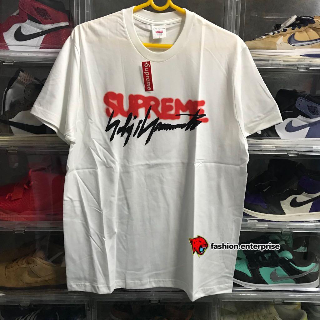 supreme yohji yamamoto logo tee