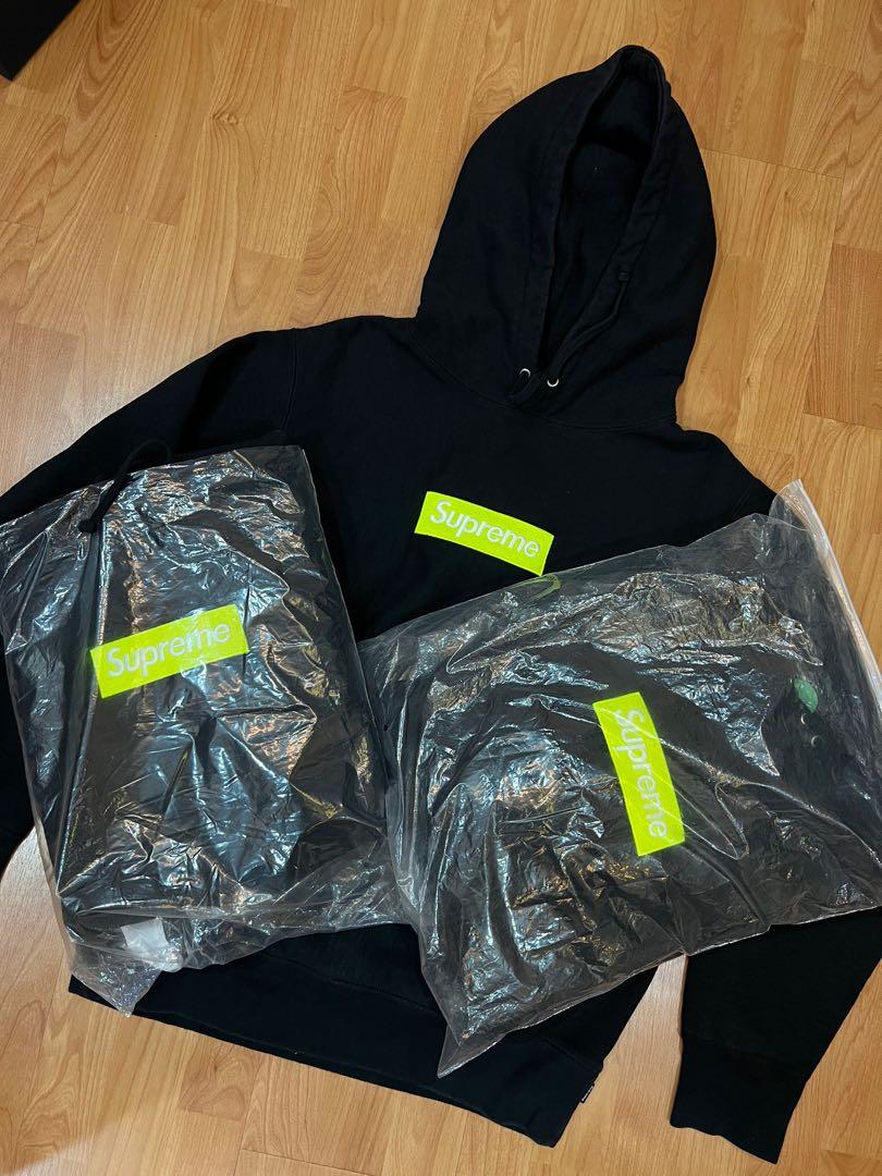 Supreme sale neon hoodie