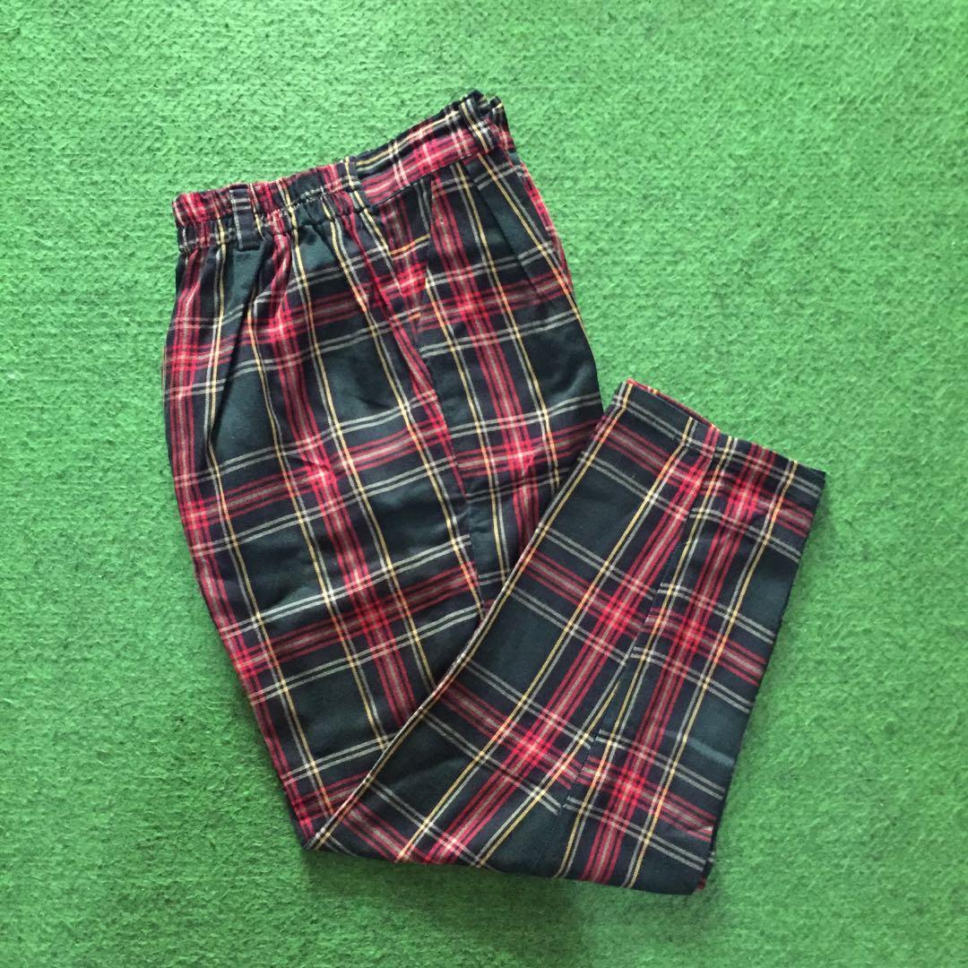 Tartan Pants, Fesyen Wanita, Pakaian 