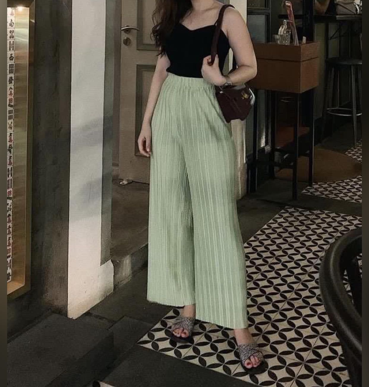 Accordion discount pants fashion