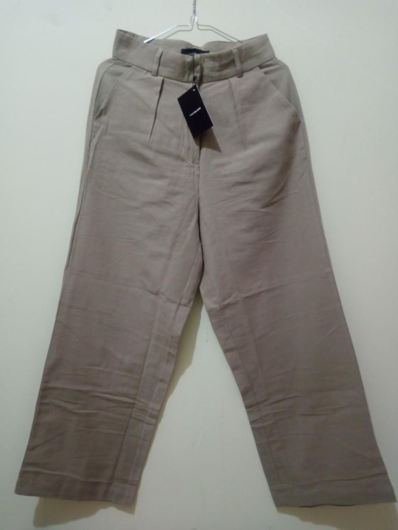 THENBLANK Pleated Pants | Celana Loose Kulot Kerja