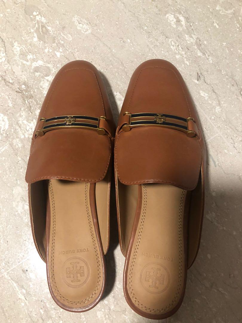 Tory Burch- Amelia Backless loafer calf leather, Women's Fashion, Footwear,  Loafers on Carousell
