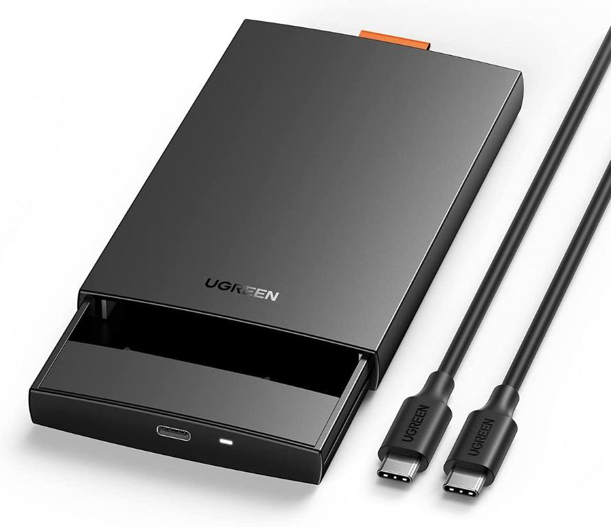 Ugreen 2 5 Hard Drive Enclosure Usb C 3 1 Gen2 External Hdd Case With 6gbps 10tb Uasp