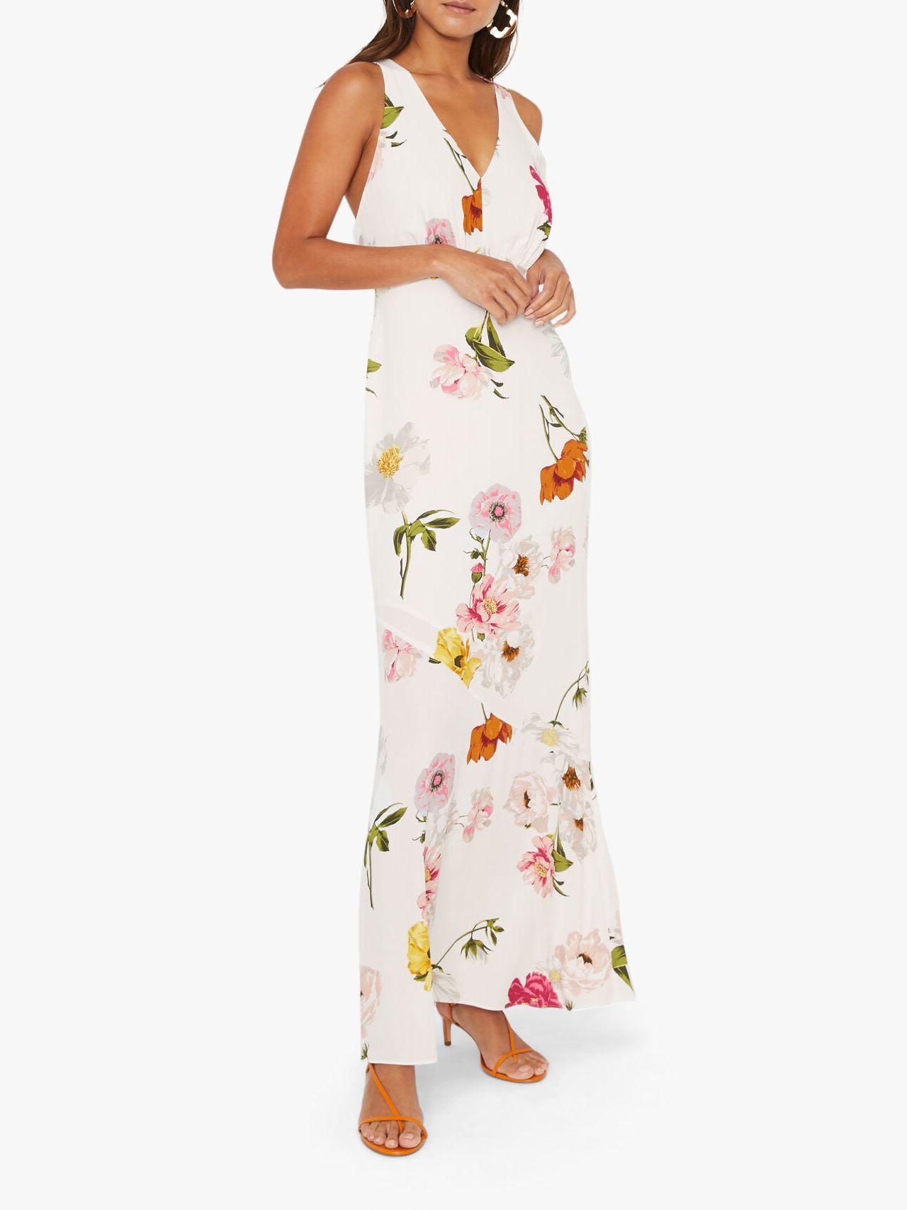 Warehouse floral outlet maxi dress