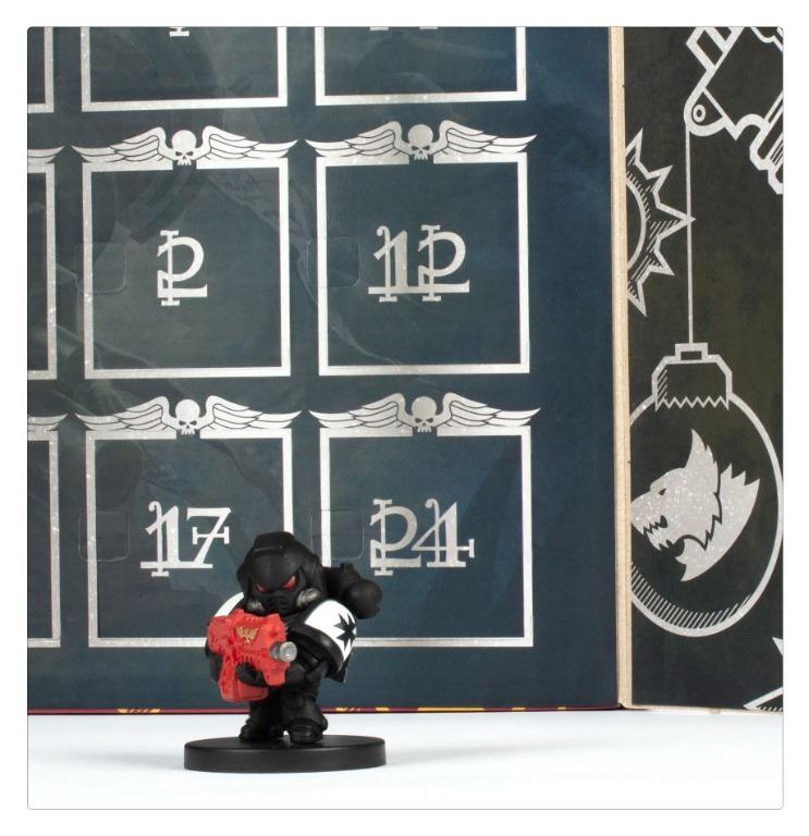 DMZ Space Marine Chibi Advent Calendar SSS584 Warhammer 40K, 興趣及遊戲, 玩具