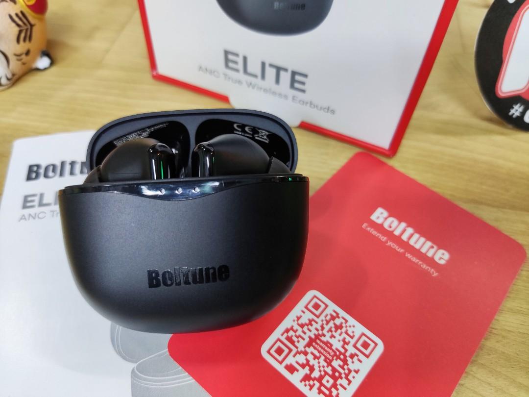 Wireless Earbuds Boltune Elite Hybrid Active Noise Cancelling TWS Earbuds Bluetooth V5.2 Headphones with 6 Mics in Ear Detection Ambient Mode 33H