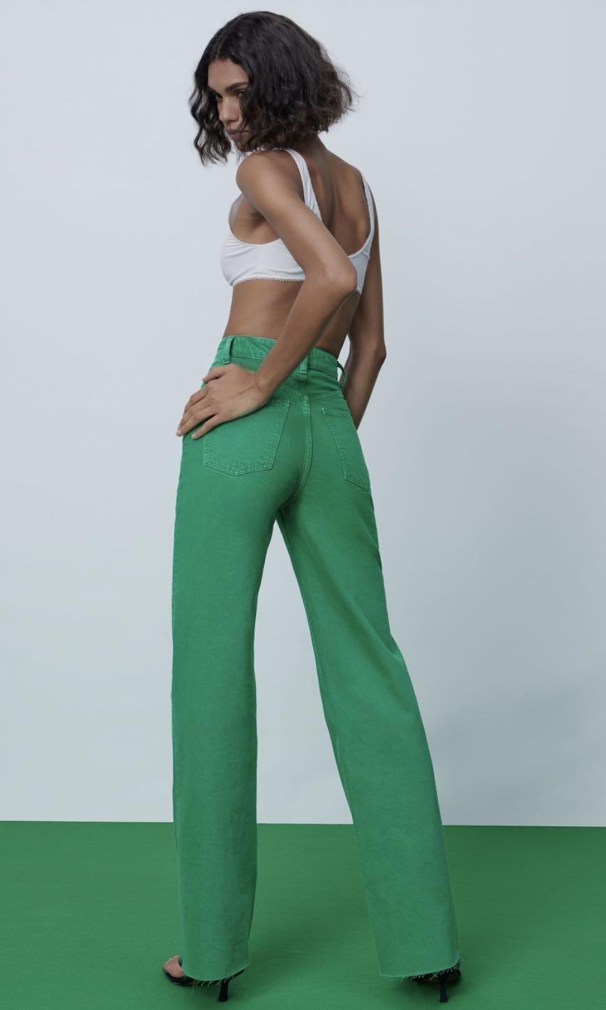 Zara wideleg jeans, Fesyen Wanita 