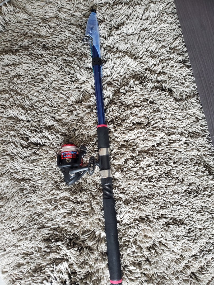岸釣魚竿1.8米, 運動產品, 釣魚- Carousell
