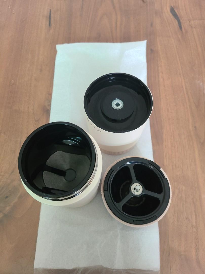 全新連盒 BRUNO 淺粉色 coffee maker with mill, 家庭電器, 廚房電器, 咖啡機及咖啡壺 Carousell