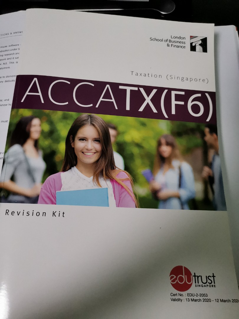 ACCA F6 EXAM KIT LSBF, Everything Else on Carousell