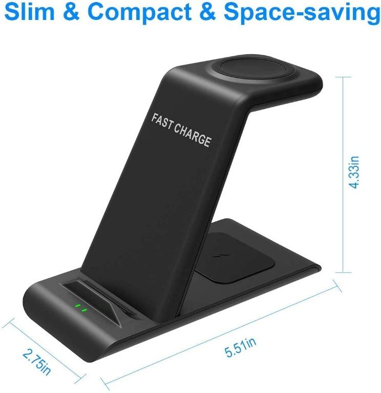 Aimtel Wireless Charger,3 in 1 Wireless Charging Station for