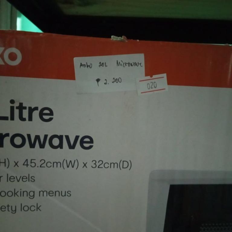 20L Compact Microwave - Anko