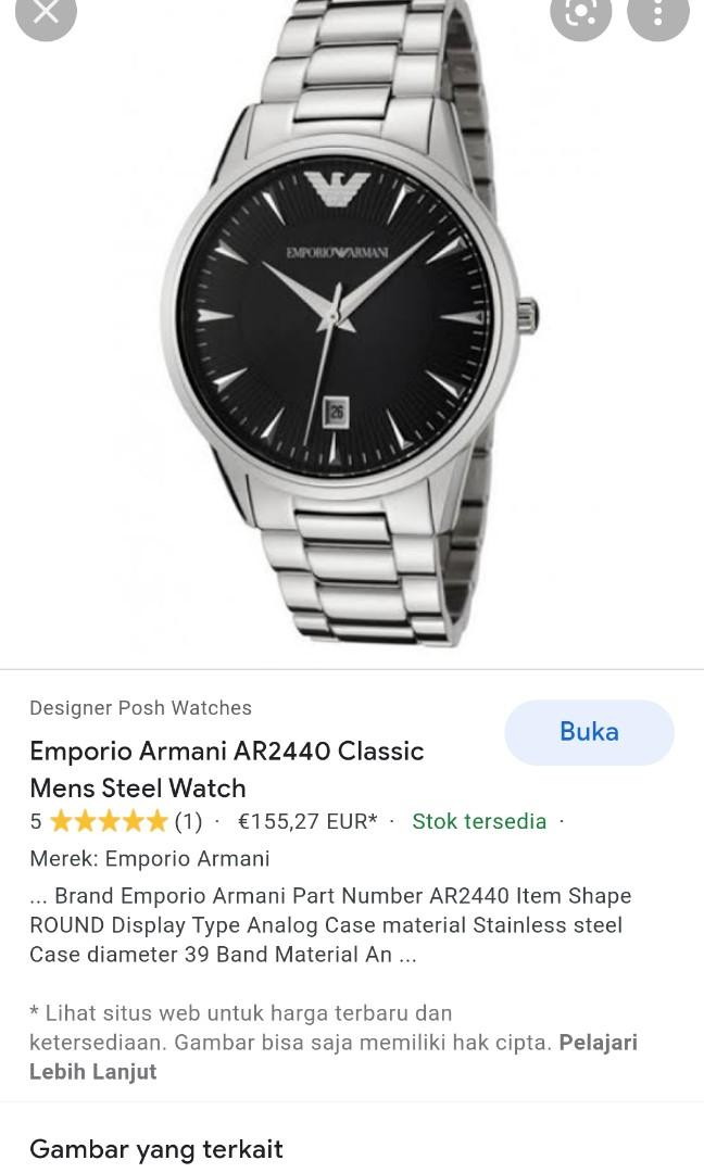 Armani emporium AR2440 Fesyen Pria Jam Tangan di Carousell