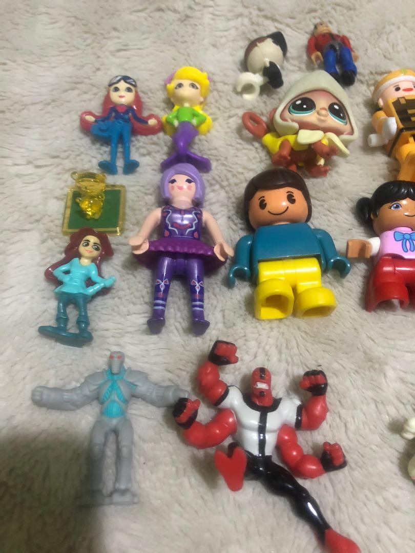 Assorted mini toy figure set, Hobbies & Toys, Toys & Games on Carousell