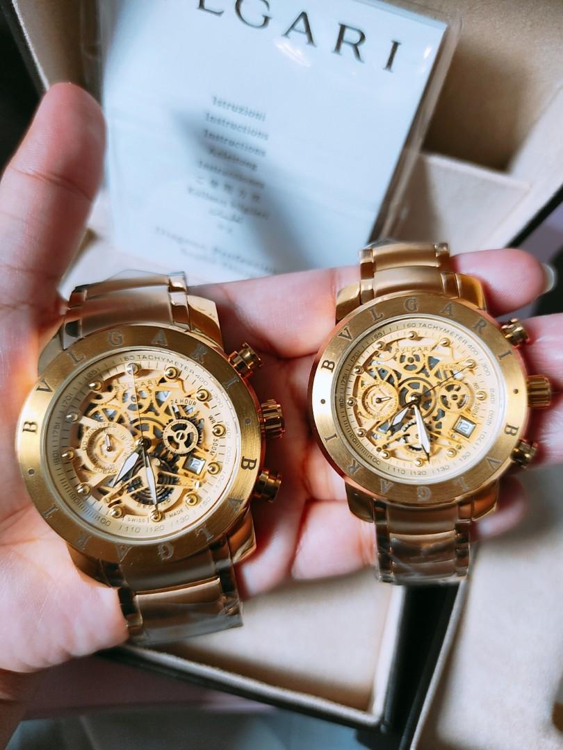 B l g a r i couple watch Women s Fashion Watches Accessories Watches on Carousell