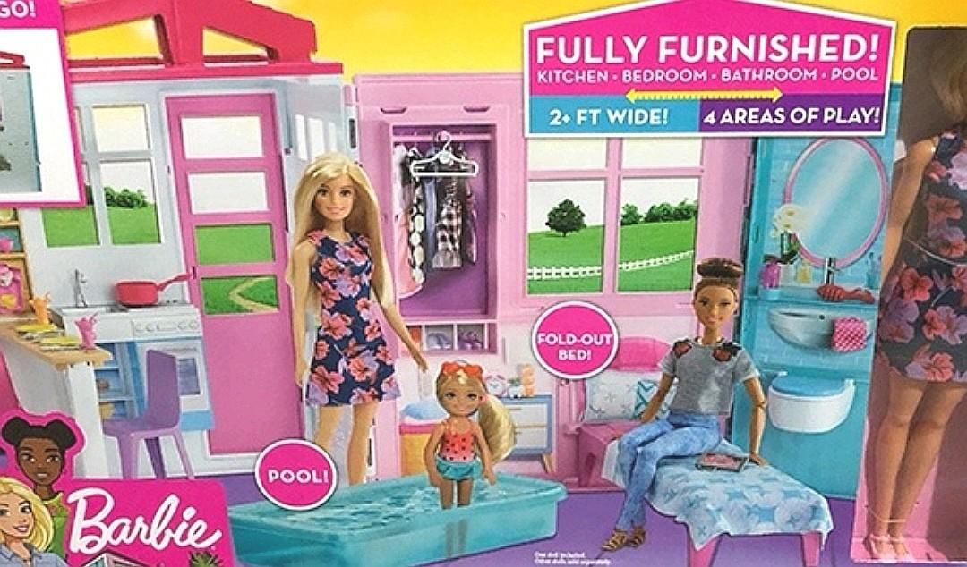 Barbie hot sale holiday house
