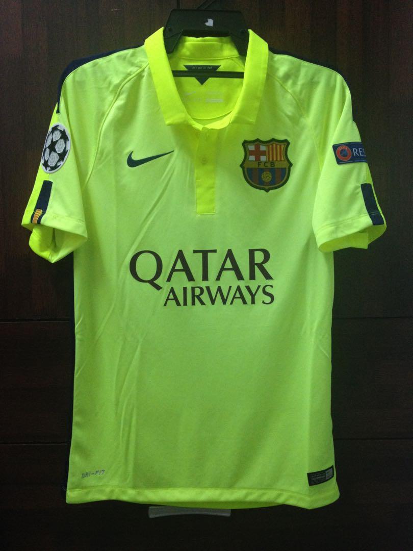 Barcelona 14/15 third kit Neymar #11, Men's Fashion, Activewear on ...