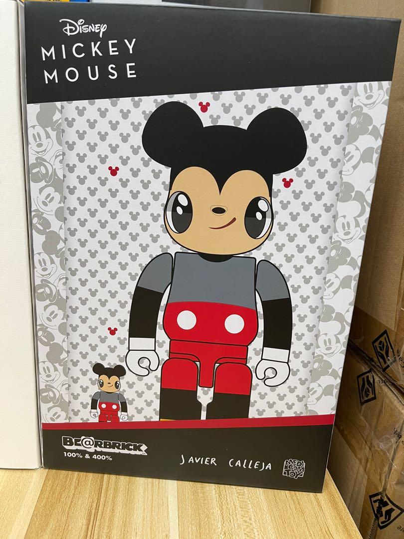 現貨bearbrick Javier calleja Mickey Mouse Disney 大眼米奇400% 100