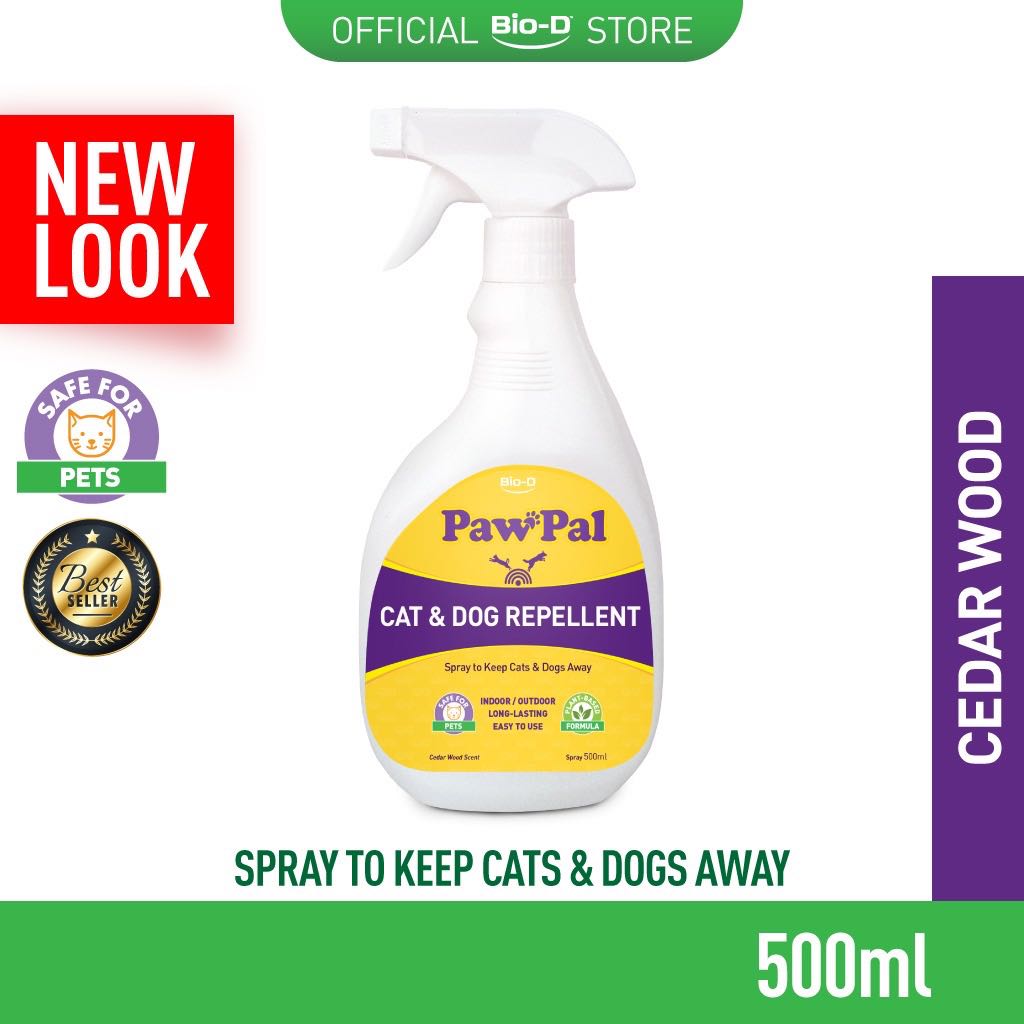 BioD PawPal Cat And Dog Repellent Spray Cedar Wood Fragrance (500 ml