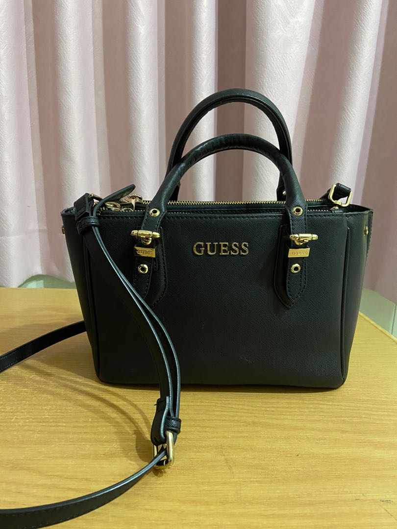 guess black small bag