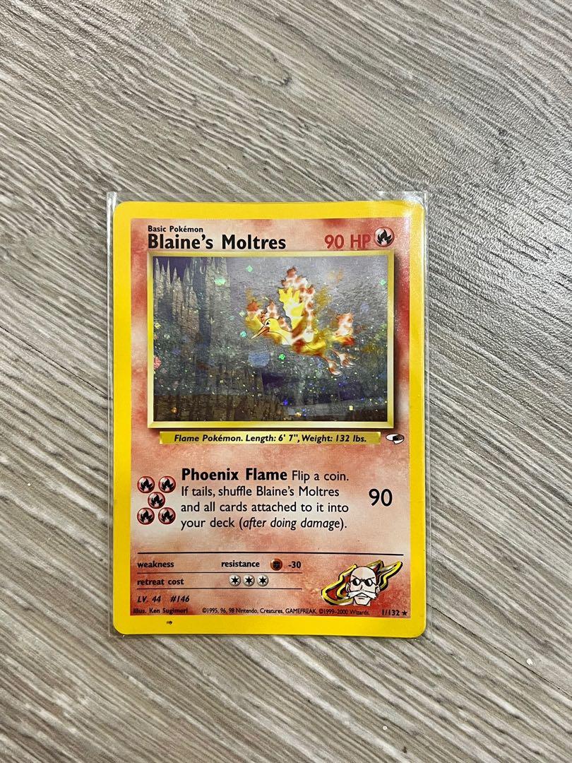 blaine's moltres pokemon card value [RRRRR] Phoenix Flame (90) Flip a coin Moltres 21/172 Price 2026 |