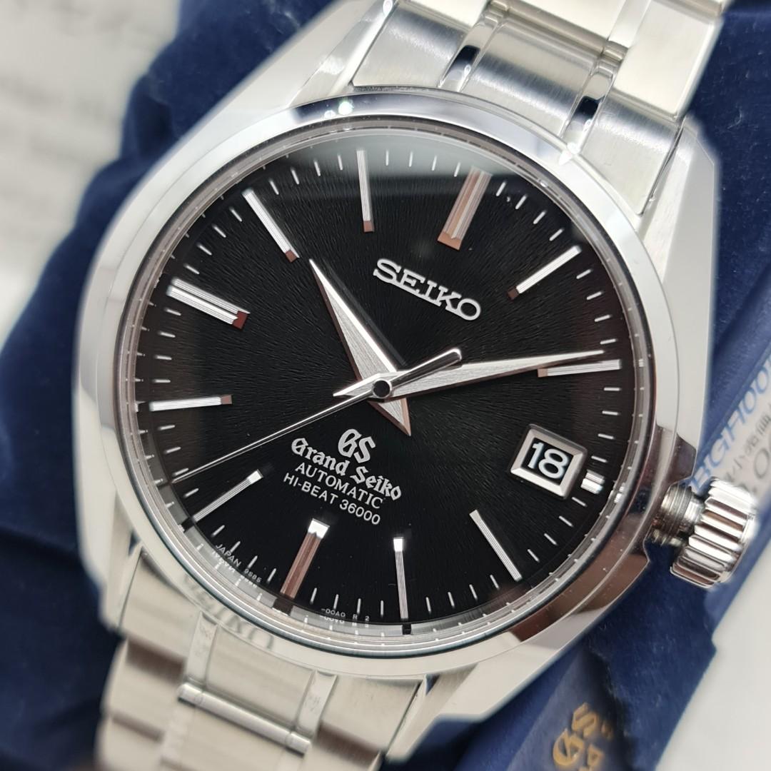 Brand New Discontinued Grand Seiko Heritage Collection Automatic Hi Beat  36000 Black Iwate Dial SBGH005 not SBGH205, Men's Fashion, Watches &  Accessories, Watches on Carousell