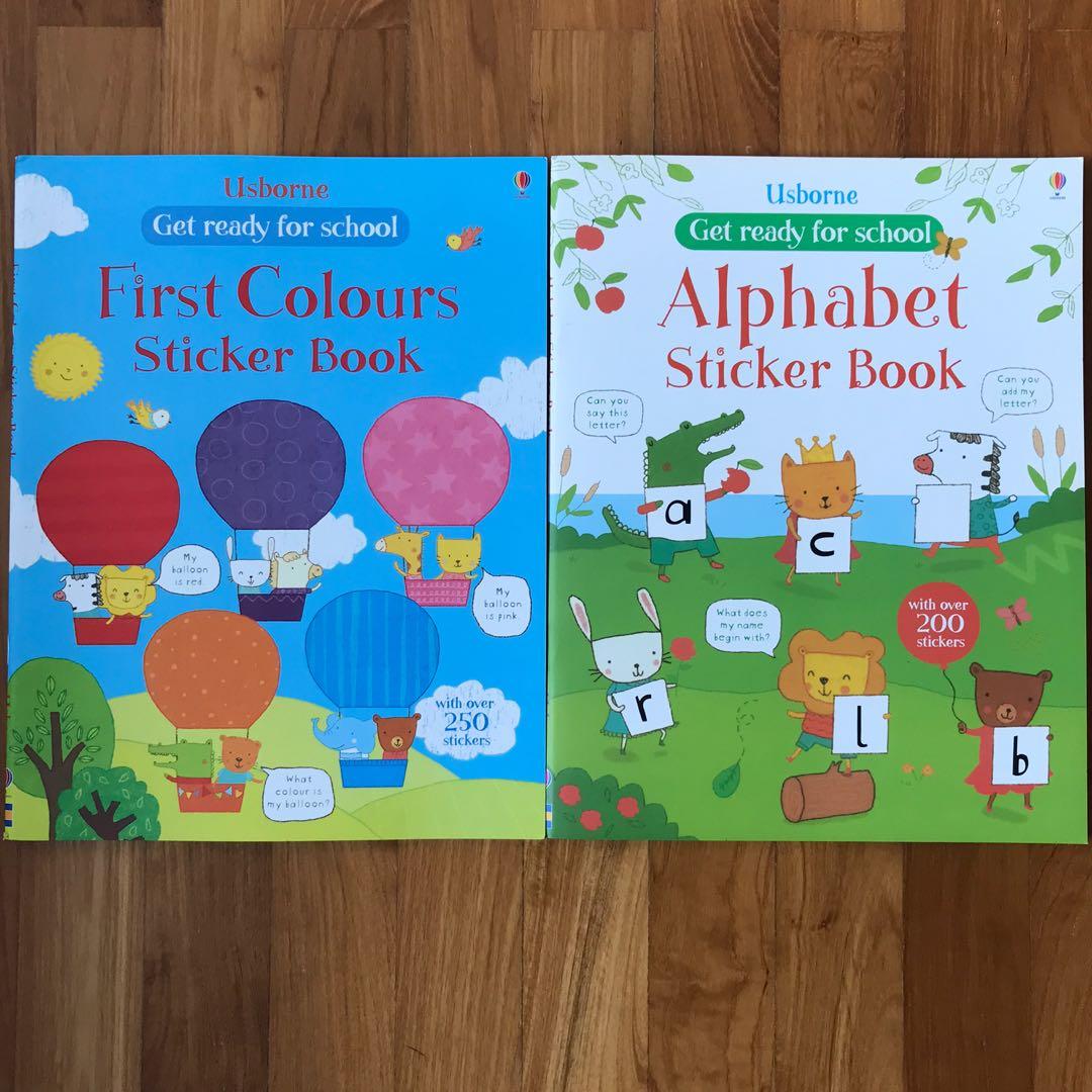 Brand new Osborne first sticker books for preschoolers nursery